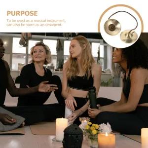 행사 벨 심벌즈 차임 타악기 빈 구리 요가 리듬 티베트 종교