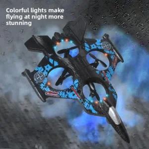 블랙 항공 비행 보이 원격 사 내구성 장난감 전투 글라이더 스 모델 기 드론 무선RC 테크