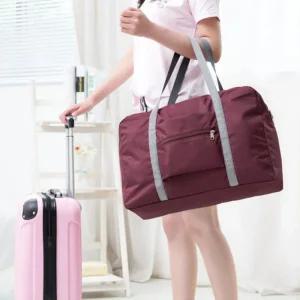 헤이이츠미 포켓 접이식 보스턴백 여행용 휴대용 폴딩백 가방 캐리어 보조 용가방 캐리어백