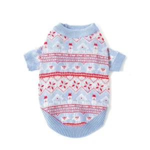 강아지의류 눈꽃 겨울 스노우 니트 강아지옷 강아지봄옷 강아지여름옷 강아지가을옷
