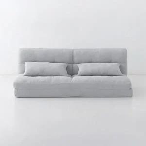 [마켓비]앰보 3인 좌식 소파베드 라이트그레이 7485.7091