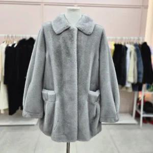 [샤틴]카라넥 페이크퍼 포켓포인트 코트S254C102A15