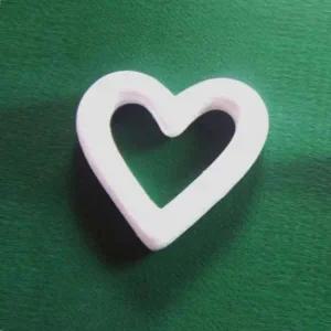 ( )스티로폼 하트리스 겨울초등만들기 미술재료 유아만들기 크리스마스만들기 겨울만들기