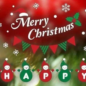 ( )크리스마스스티커 크리스마스눈스티커 크리스마스창문데코 유리스티커 장식 크리스마스 쇼윈도우스티커