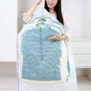 (선택 B디자인)옷장용 휴대용 옷걸이 의류 롱패딩 옷압축팩 압축팩 B