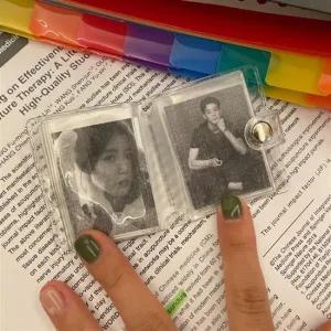 미니앨범 띠부띠부씰 스티커북 미니앨범 샤이니투명