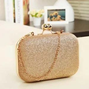 클러치백 골드 선물가방 체인