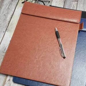 카페메뉴판제작 가죽 자석 클립보드 식당 카페 메뉴판 결재판 A4