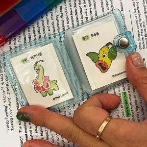 앨범 스티커 북 미니 띠부띠부씰 샤이니블루 앨범