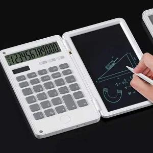계산기드로잉패드 사무용계산기 화이트 전자메모패드