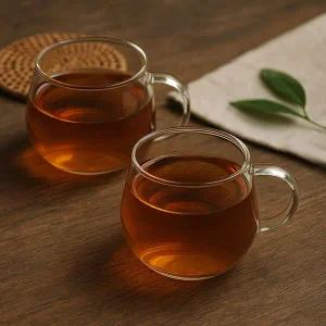 (로하티) 메이 내열 유리잔 2p세트(150ml) 찻잔