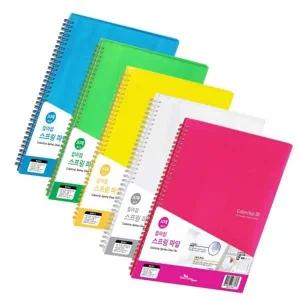 스프링화일 A4 30매청색 1P 케이스 파일 보관 서류 청운칼라칩