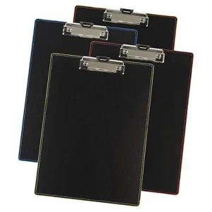 메카 칼라클립보드 A4 노랑 1P 서류철 결재판 메뉴판 진료차트