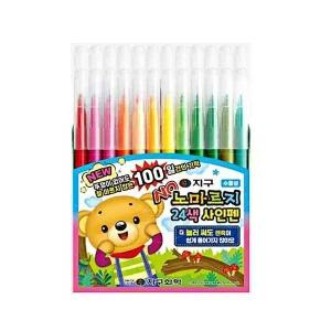 캐릭터 향기 사인펜 24색 신학기 캐릭터