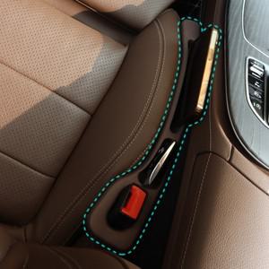 카시트 갭 필러 틈새 보관 박스 가방, 좌석 사이 콘솔 정리함 장식, 인테리어 자동차 액세서리, 2 개