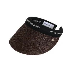 [헬렌카민스키] 25FW 여성 비앙카 8 바이저햇 초콜릿블랙로고 HAT52204 CHOCOLATEBLACKLOGO