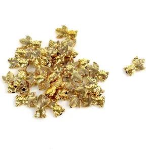 금색 데코 팔찌팬던트 금붕어 골드 목걸이 키링 액세서리