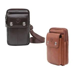 가파치 스마트폰 보조 가방 미니 크로스 캐주얼 가죽 W8DA50F