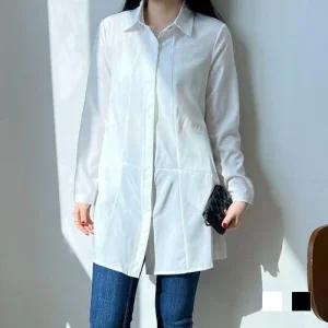 베르체 A라인 루즈핏 롱셔츠 SD-6289A WBB204B