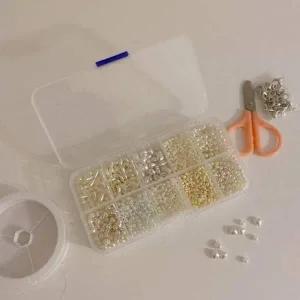 비즈 키트 반지 목걸이 만들기 세트 진주