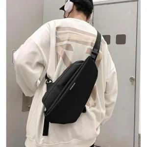 [룽스]편한 미니힙색 스트릿 슬링백 숄더백 가방