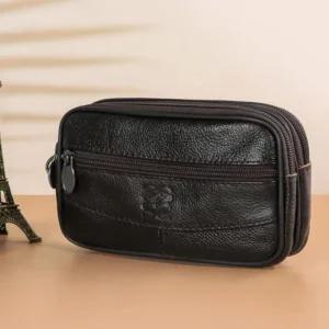 [룽스]미니 남자가죽핸드폰가방 파우치 남성