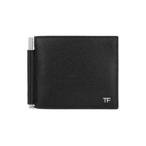 TF 로고 그레인 레더 폴더 머니클립 YM231-LCL081S 1N001
