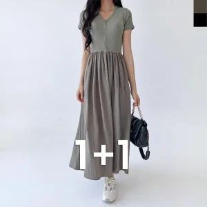 [하프클럽/]여성원피스 편한원피스 원피스 원피스코디 모임룩 봄