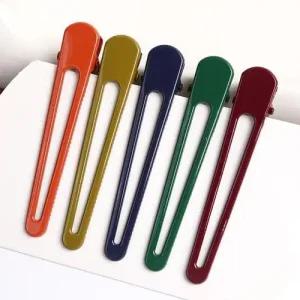 롱 슬림 일자 헤어집게핀 앞머리핀 WFKMYA2