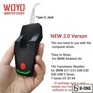 WOYO R3 BMW 앰비언트 에어 카트리지 리셋터, 향기 스마트 박스 칩 액티베이터 도구, G30 G11 X3-X7 3/5/7
