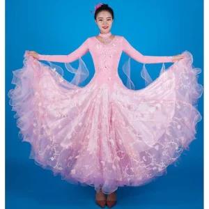 빅사이즈 댄스복 스윙 라틴 주니어 여성복 미시 녹색 하이