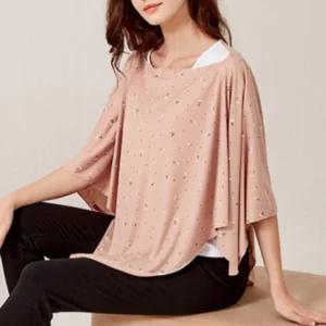 모유 수유 커버 가리개 라운드형 가오리핏 수유가리개