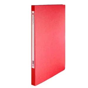 스프링 레버 파일 A4 상철 적색 1P 펀치리스 바인더 무타공바인더