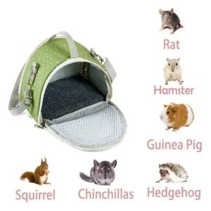 글라이더 가방 귀여운 여행 설탕 터 주머니 휴대용 반려용품 동물 고슴도치 쥐 rb 인쇄 도트