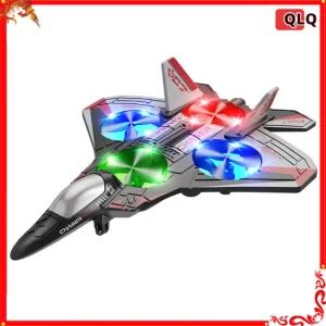 축 컨 장난감 U 추락 비행기 4 및 무선RC 전투기 선물 방지 소년 폼