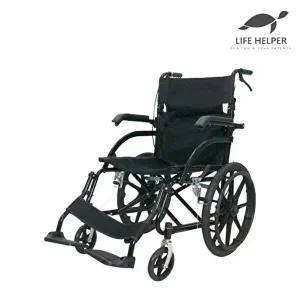 라이프헬퍼 접이식 수동 휠체어 A3 (팔거치대) 13.4kg 경량 장애인 노인 야외 병원 실내 요양원
