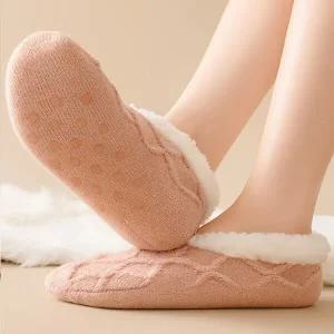 [모든GO]1+1 보온 겨울 방한 양털덧신 수면양말 무압박 임산부 6color