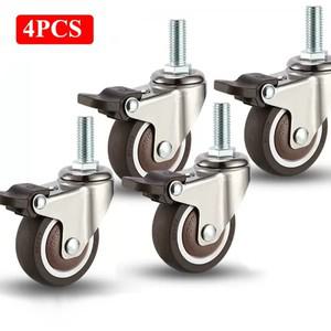 캐스터 휠 사무실 의자 나사 책상 휠체어 액세서리 게임용 앉는 바퀴 가구 움직이는 회전 트롤리 리프트 롤