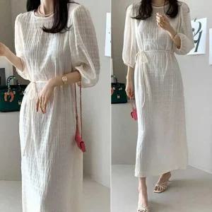 원피스 7부소매 하객룩 HL] 모던원피스 드레스