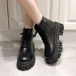 여성 빅사이즈 US506 플랫폼 볼드솔 워커 하이탑