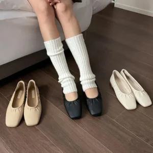 플랫구두 캐쥬얼화 방한 펌프스 구두 신발 스타일 봄