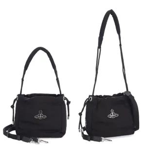 [비비안웨스트우드] ORB로고 4C03000AU W001Y N401 비비안웨스트우드 HILARY 힐러리 스몰 버킷백 토트백 숄