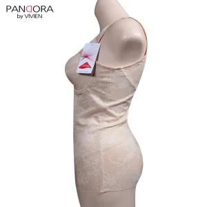 B컵 바디슈트 라이크라 올인원 치마형 자가드 SN1701-0033