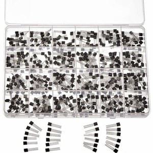 PNP NPN 트라이오드 트랜지스터 세트, BJT 트랜지스터 키트, A1015, BC327, BC337, C1815, S8050, S8850, 2N2222, 2N2907, 2N3904, 2N3906, TO92, 480