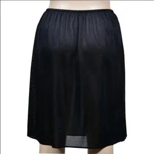 여성 착용감 집이산다 인견 롱속치마 기본형 감촉 블랙 부드러운 뵈뵈 가벼운