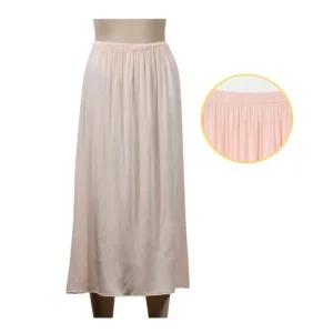여성 - 비침방지 인견 흡습속건 8부 속치마 롱 대