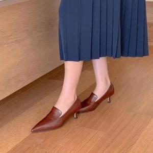 슬링백 웨지힐 메리제인 키높이 구두 토오픈 여성화