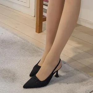 여성신발 메리제인 여성구두 슬링백 토오픈 베이직