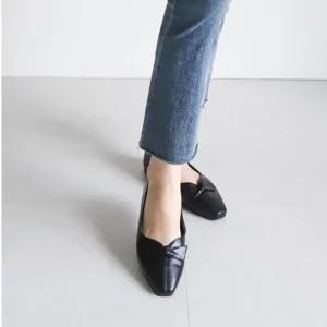 여성신발 샌들 토오픈 베이직 미들힐 슬링백힐 구두