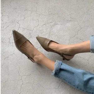 여성신발 미들힐 키높이 메리제인 하이힐 여성화